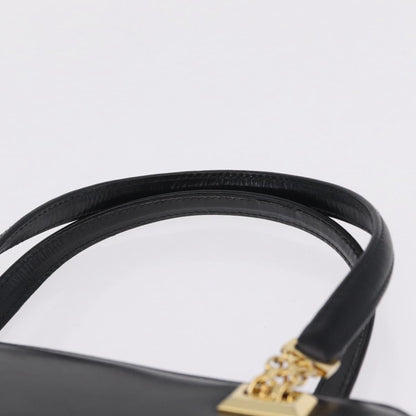 Gucci Vintage Leather, Black, Leather, Tote Bag