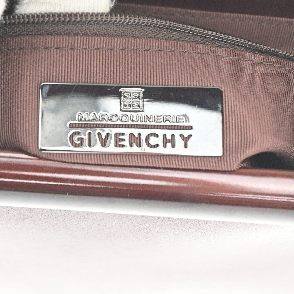 Givenchy Vintage Leather, Burgundy, Leather, Handbag
