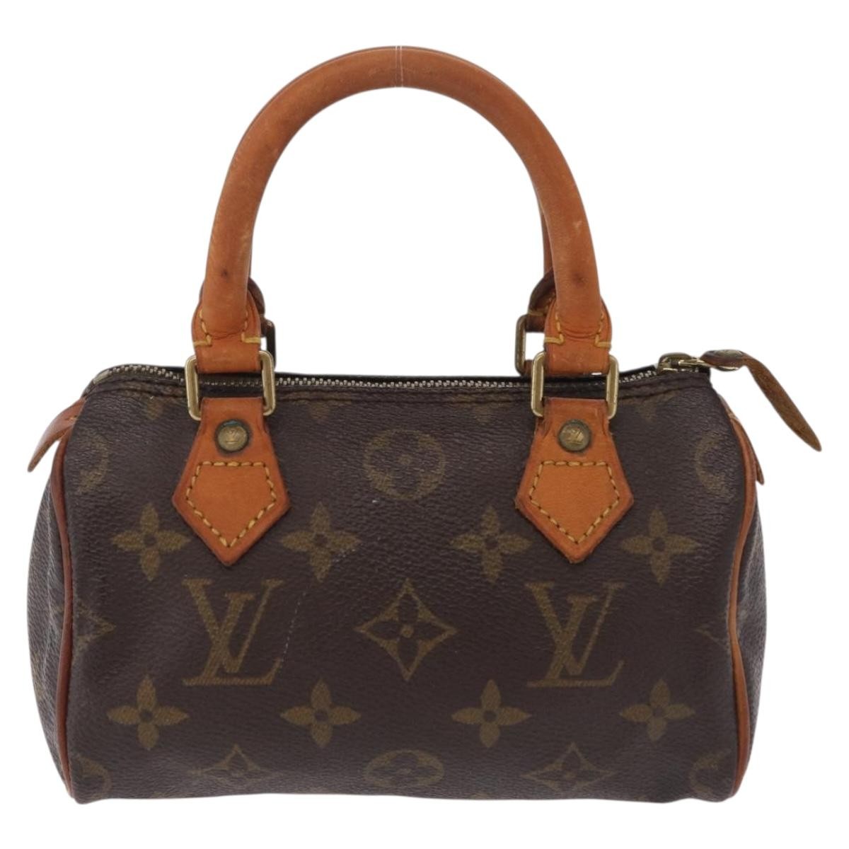 Louis Vuitton Speedy Mini HL Monogram Canvas, Brown, Canvas, Handbag