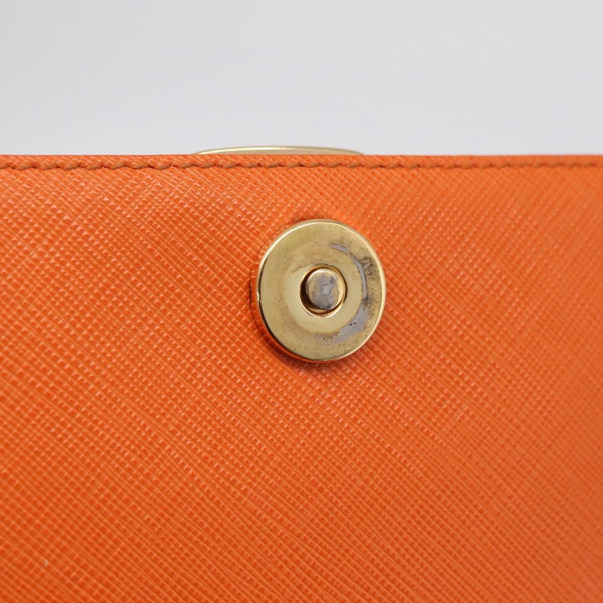 Salvatore Ferragamo Vala Leather, Orange, Leather, Shoulder Bag