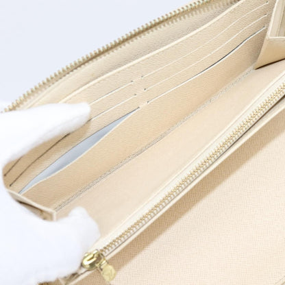 Louis Vuitton Zippy Organizer Damier, White, Canvas, Wallet