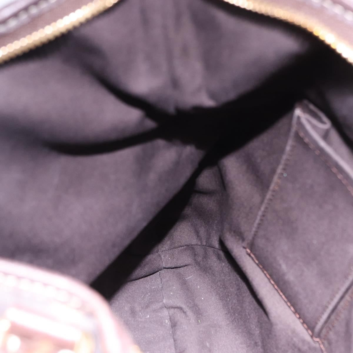 Louis Vuitton Angele Mini Lin, Brown, Canvas, Handbag