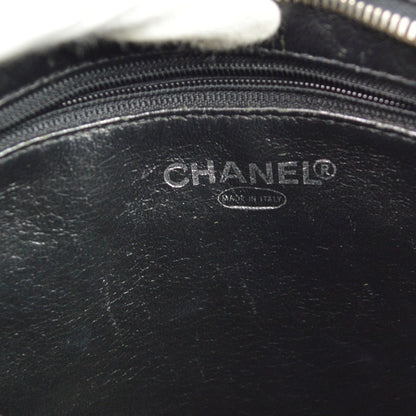 Chanel Medallion Quilted Caviar, Black, Leather, Tote Bag