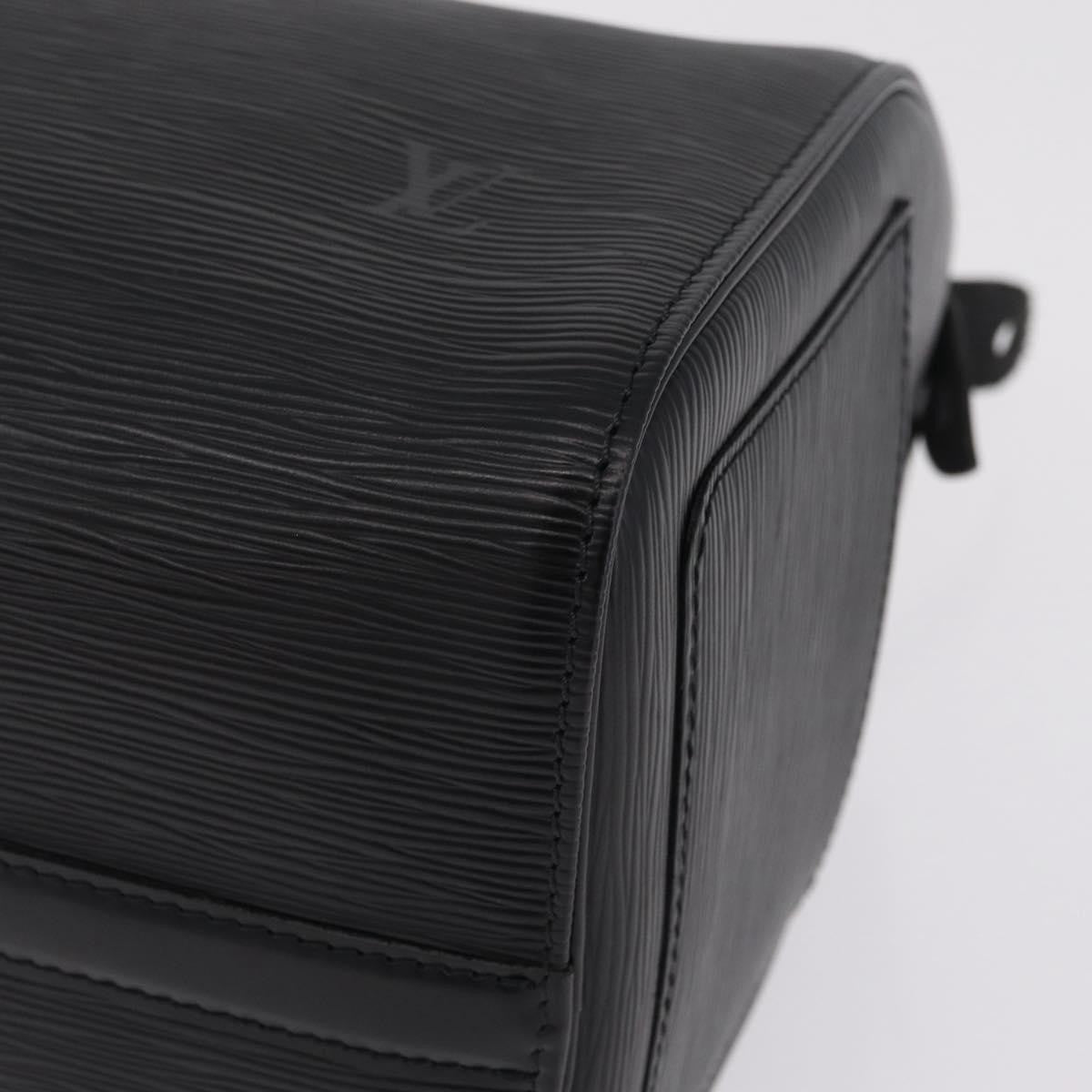 Louis Vuitton Speedy Epi Leather, Black, Leather, Handbag