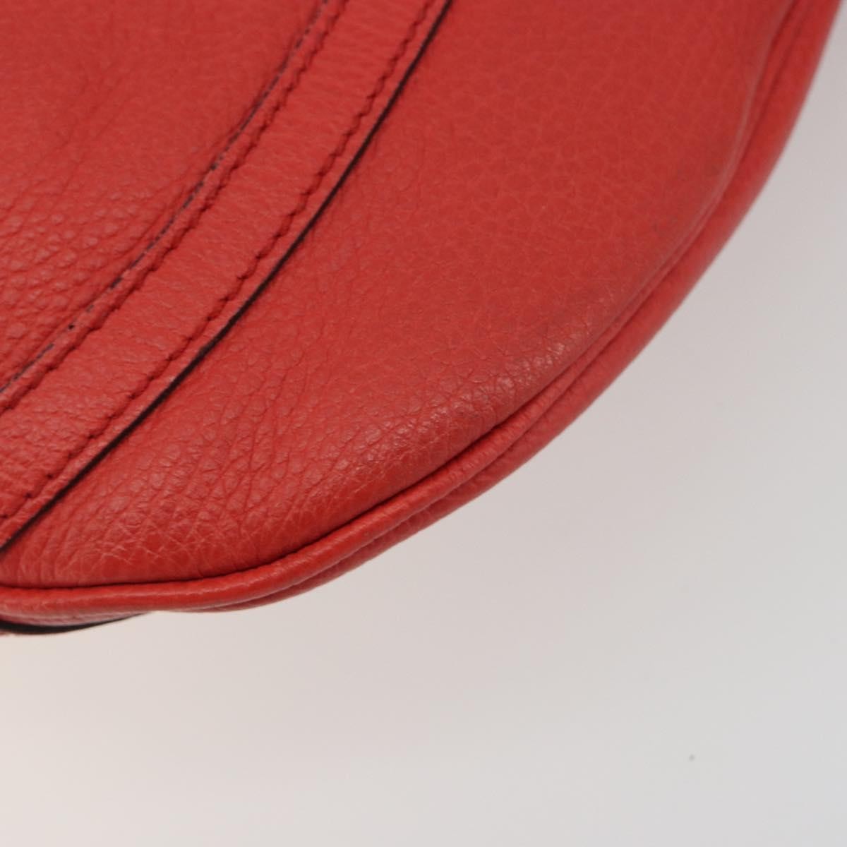 Gucci Abbey Leather, Red, Leather, Shoulder Bag