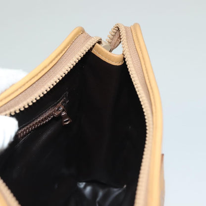 Celine Macadam Pochette Clutch, Beige, PVC, Clutch