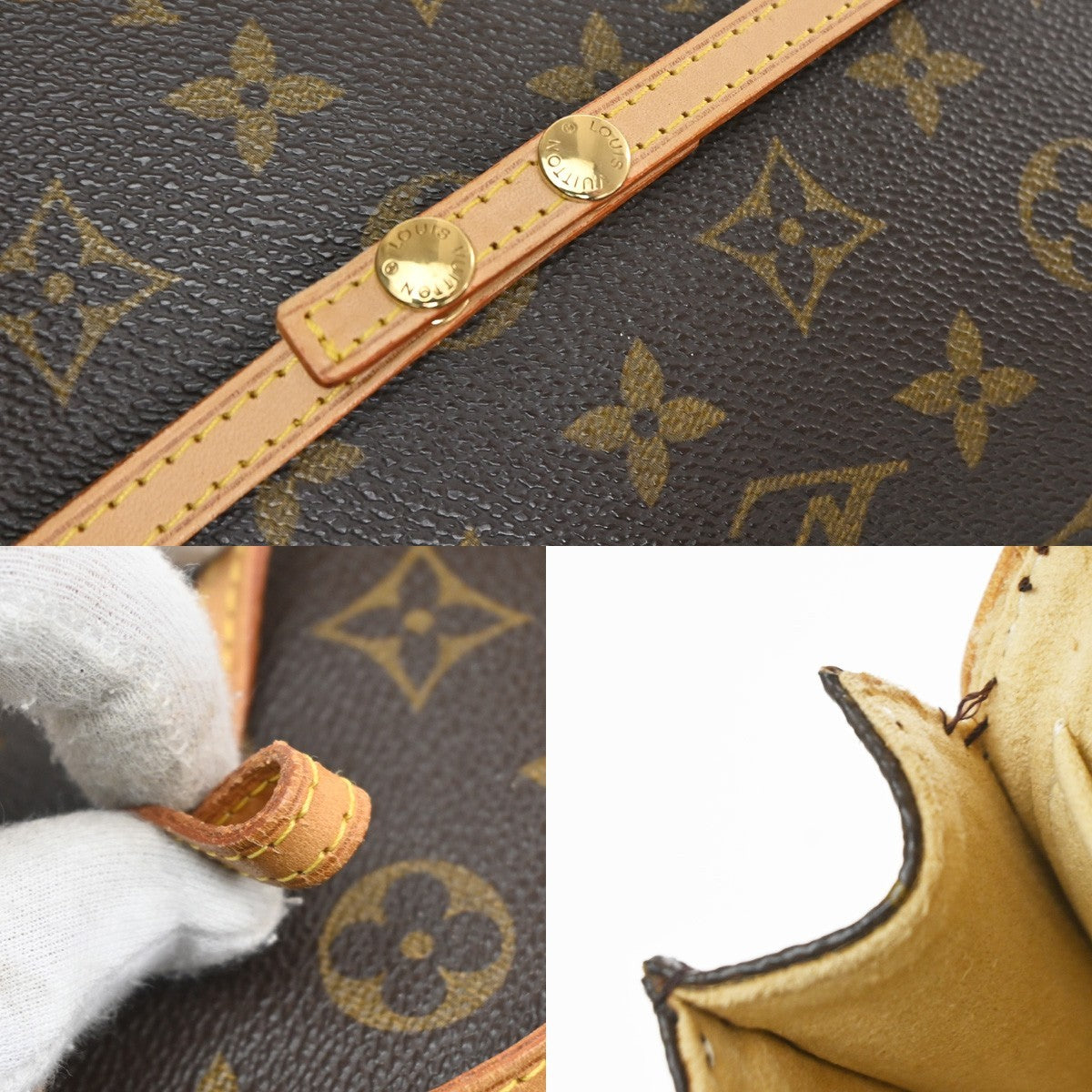 Louis Vuitton Twin Monogram Canvas, Brown, Canvas, Clutch