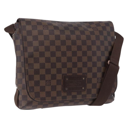 Louis Vuitton Brooklyn Damier Ebene, Brown, Canvas, Shoulder Bag