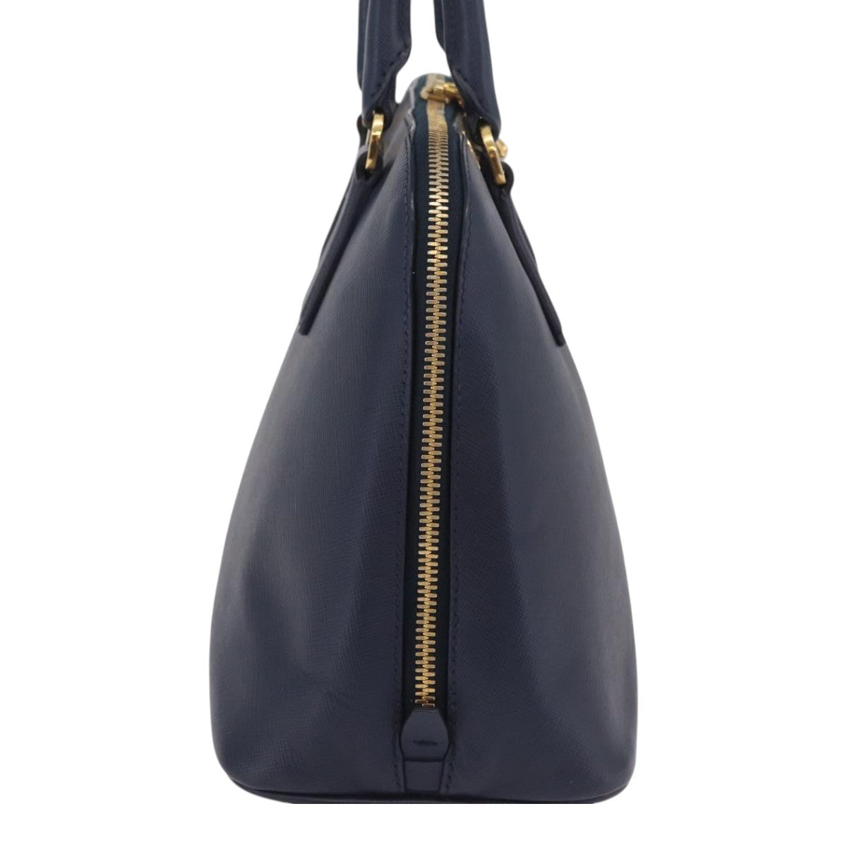 Prada Promenade Saffiano Leather, Navy, Leather, Handbag