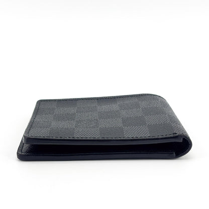 Louis Vuitton Multiple Damier Graphite, Black, Canvas, Wallet