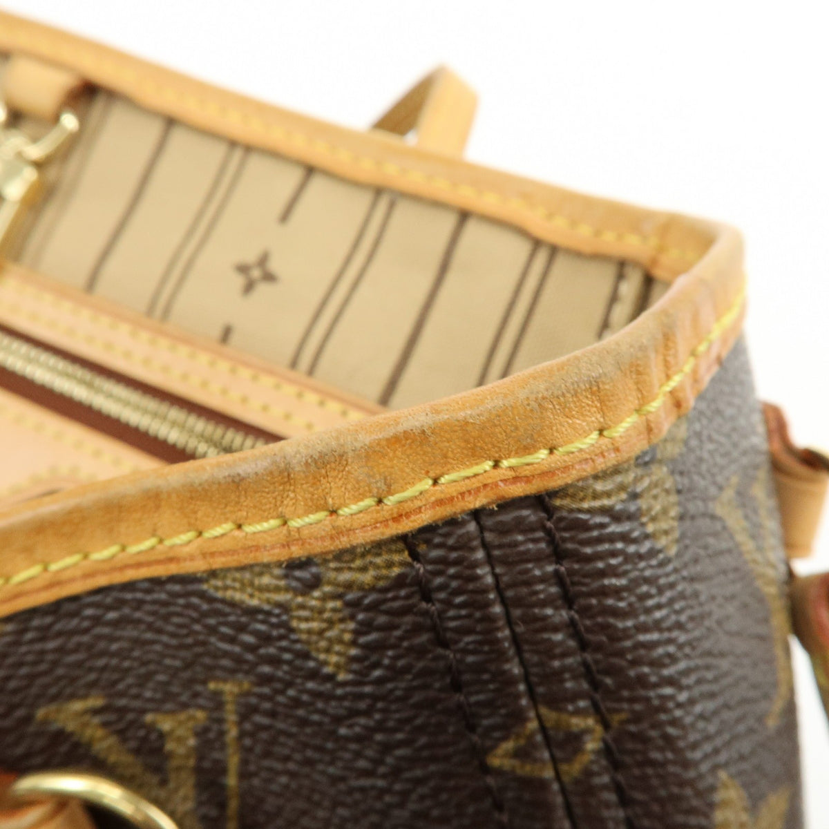 Louis Vuitton Neverfull Monogram Canvas, Brown, Canvas, Tote Bag