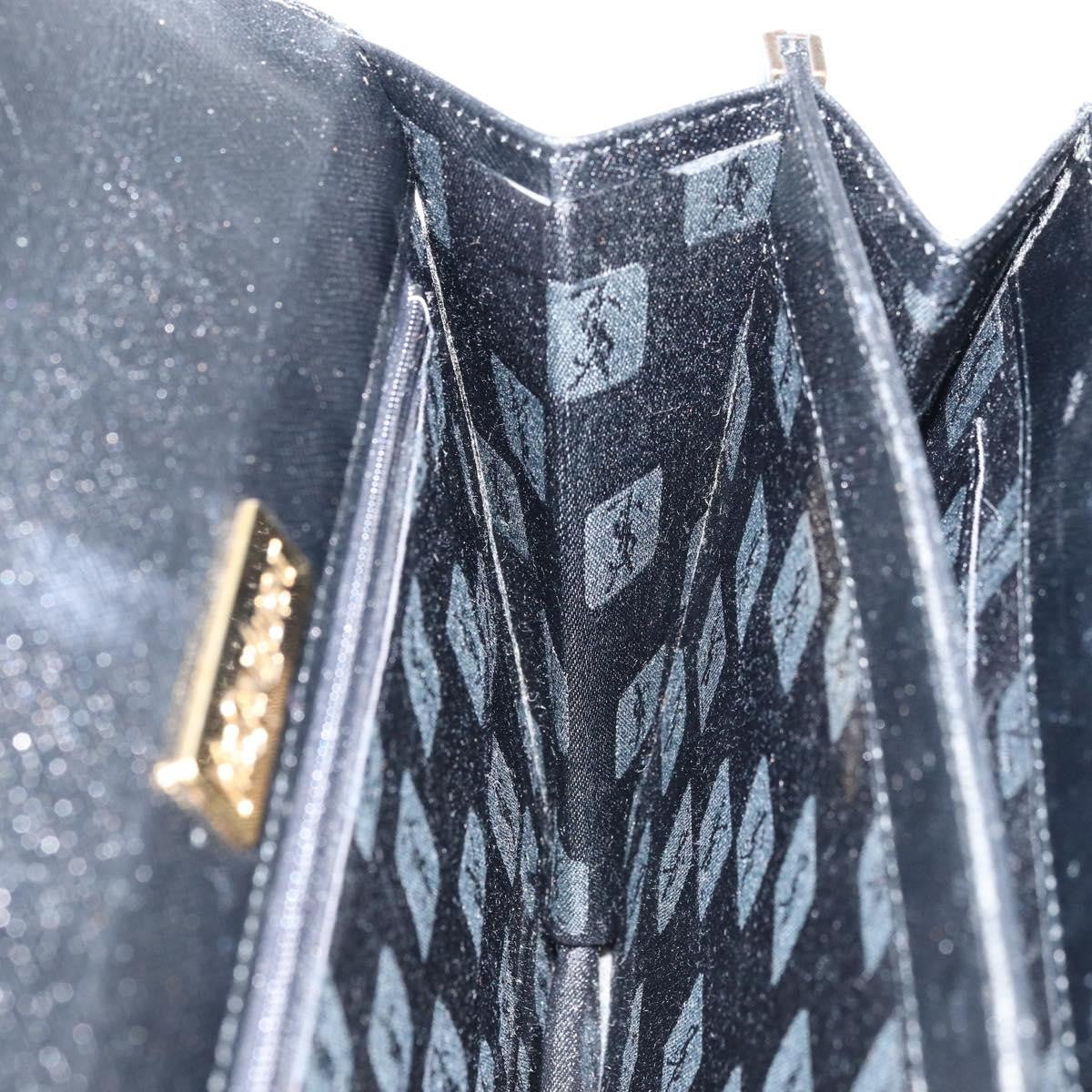 Saint Laurent Vintage Leather, Black, Leather, Handbag
