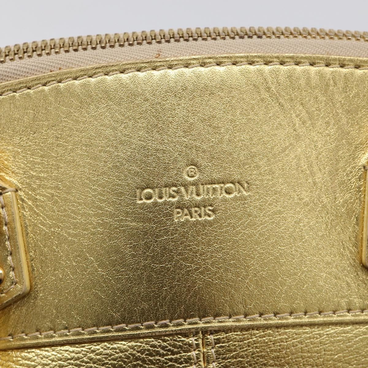 Louis Vuitton Suhali Lockit Leather, Gold, Leather, Handbag