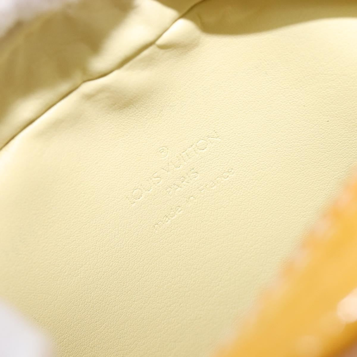 Louis Vuitton Wooster Monogram Vernis, Yellow, Patent Leather, Handbag