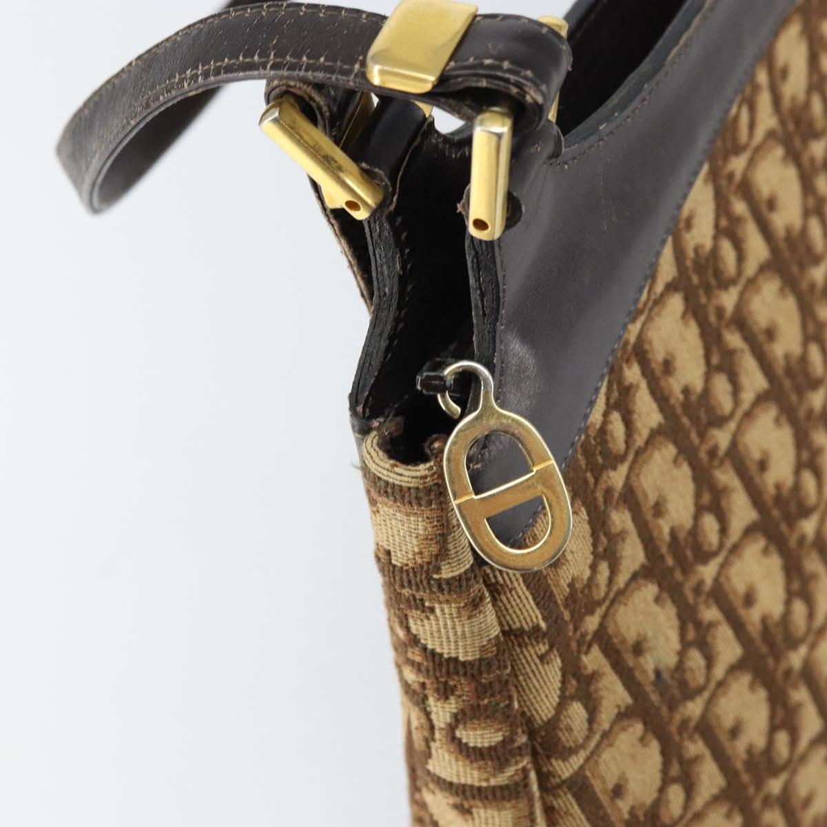 Christian Dior Trotter shoulder bag Canvas, BROWN, CANVAS, Shoulder bag