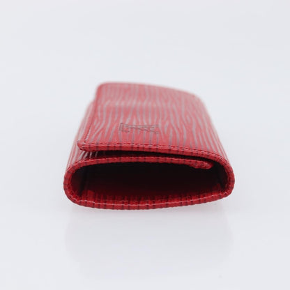 Louis Vuitton Multiclés 4 Cuir verni, Red, Leather, Wallet