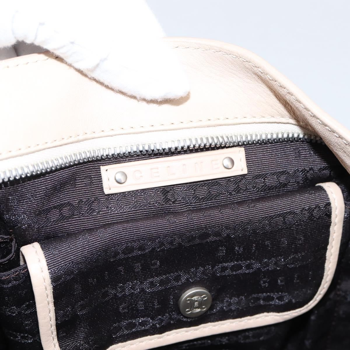 Celine Bittersweet Leather, Beige, Leather, Handbag