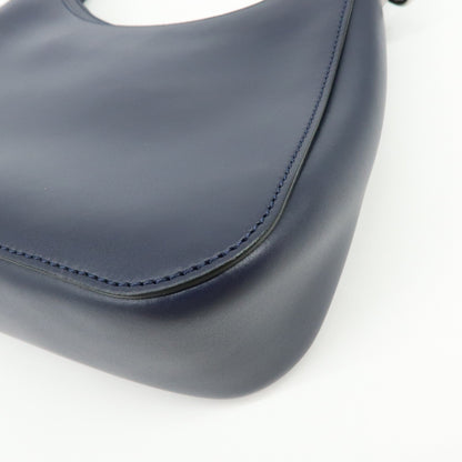 Valentino Garavani VLTN Hobo Printed Leather, Navy, Leather, Shoulder Bag