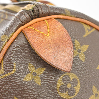 Louis Vuitton Speedy Monogram Canvas, Brown, Canvas, Handbag