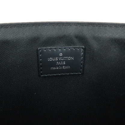Louis Vuitton District Messenger Monogram Eclipse Canvas, Gray, Canvas, Handbag
