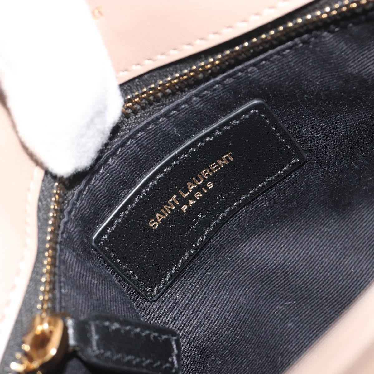 Saint Laurent Loulou Puffer Quilted Leather, Beige, Leather, Shoulder Bag