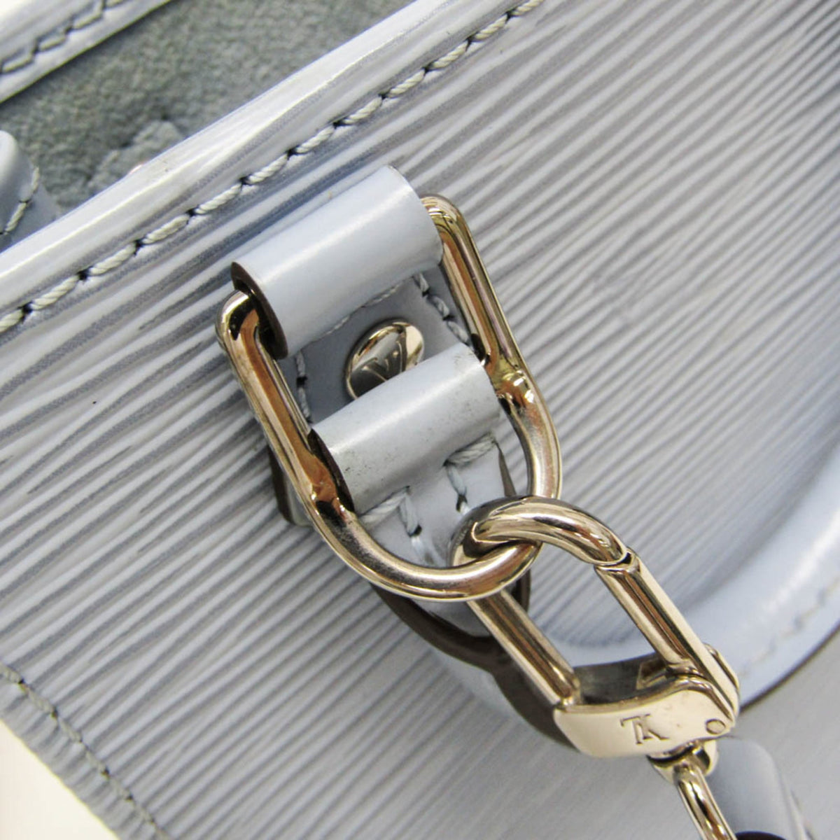 Louis Vuitton Petit Sac Plat Epi Leather, Blue, Leather, Handbag
