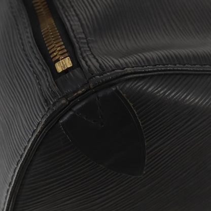 Louis Vuitton Keepall Epi Leather, Black, Leather, Travel Bag