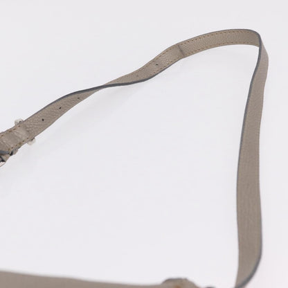 Fendi Selleria Leather, Silver, Leather, Crossbody Bag