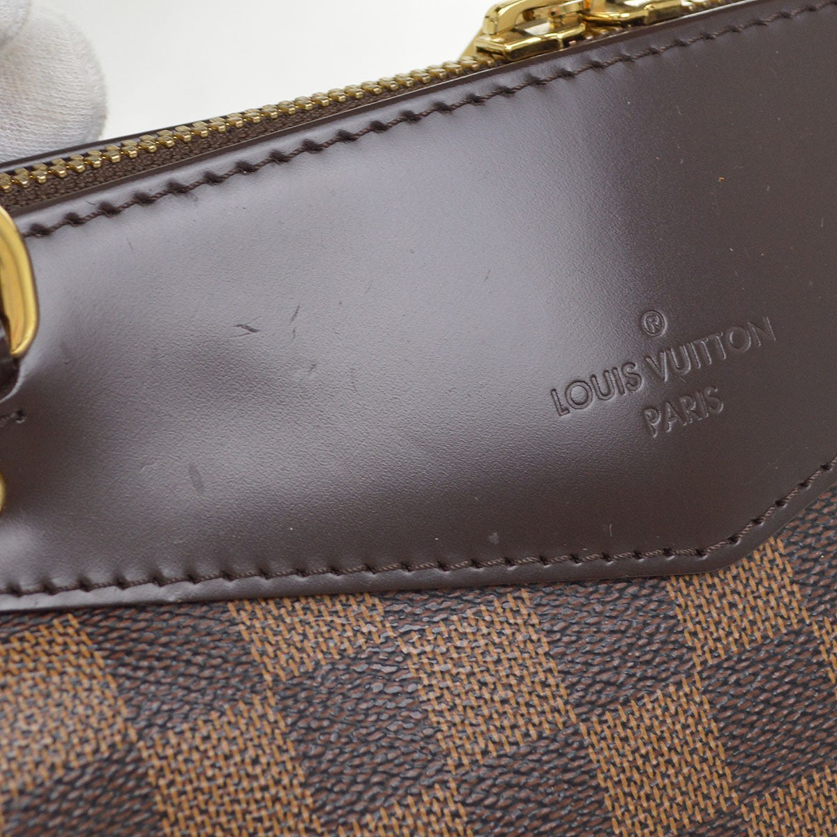 Louis Vuitton Westminster Damier, Brown, Canvas, Tote Bag