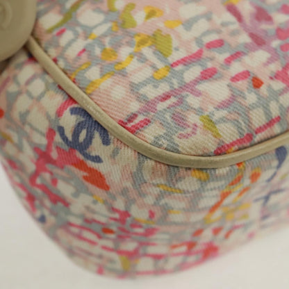 Chanel Vintage Clover Camera Printed Canvas, Multicolour, Canvas, Shoulder Bag