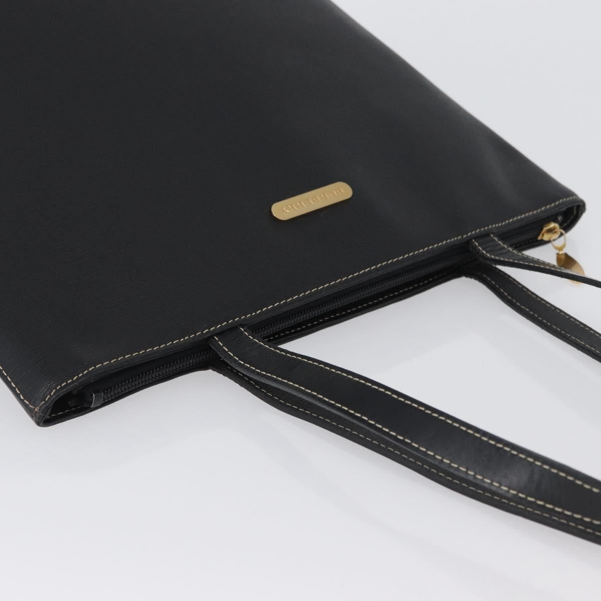 Burberry Vintage Leather, Black, Leather, Tote Bag
