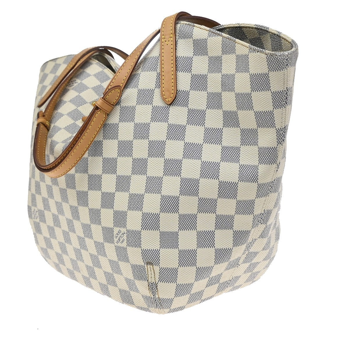 Louis Vuitton Salina Damier, White, Canvas, Handbag