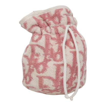 Christian Dior Trotter Clutch Trotter Canvas, Pink, Canvas, Clutch
