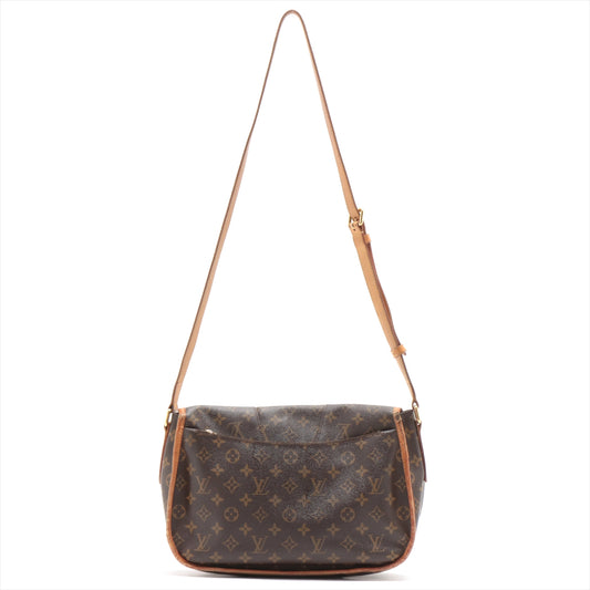 Louis Vuitton Menilmontant Handbag Monogram Canvas, BROWN, CANVAS, Crossbody bag