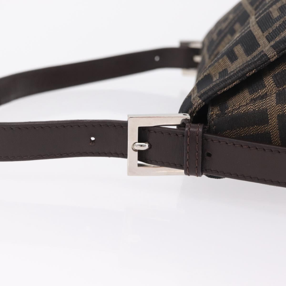 Fendi Zucchino Mamma Baguette Canvas, Multicolour, Canvas, Shoulder Bag