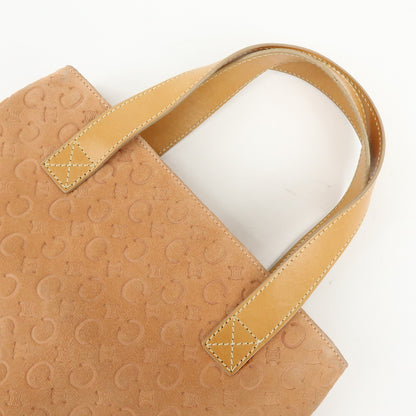 Celine C Macadam Suede, Beige, Suede, Handbag