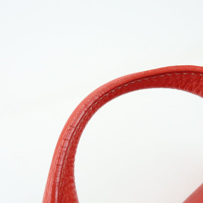 Celine Boogie Calfskin, Red, Leather, Handbag