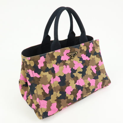 Prada Canapa Canvas, Khaki, Canvas, Tote Bag
