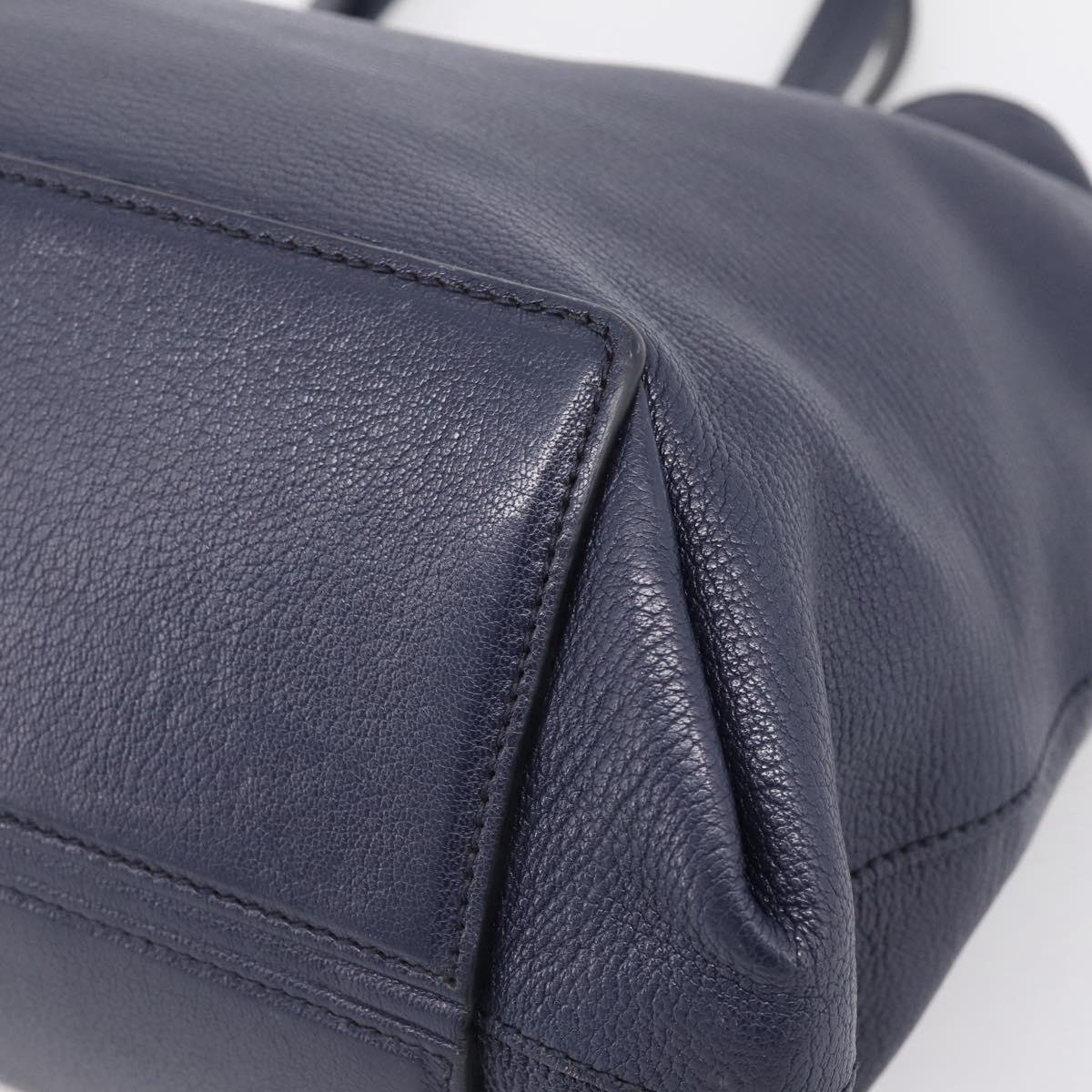 Miu Miu Madras Leather, Navy, Leather, Shoulder Bag