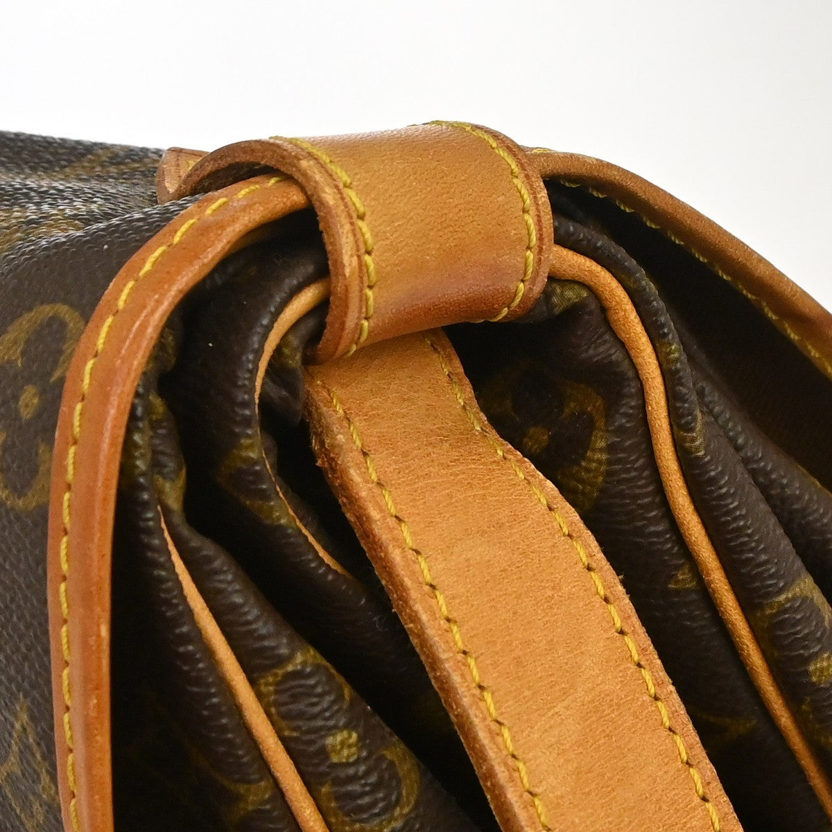 Louis Vuitton Saumur Monogram Canvas, Brown, Canvas, Shoulder Bag