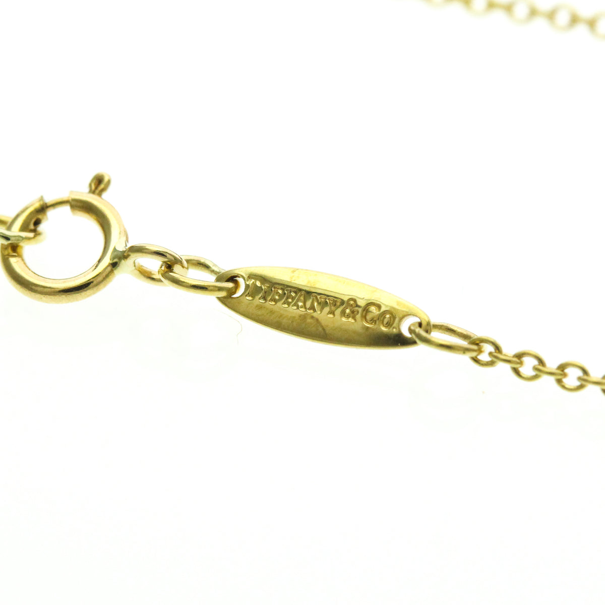 Tiffany & Co. Elsa Peretti Open Heart Pendant 18K Yellow Gold, Gold, Yellow Gold, Necklace