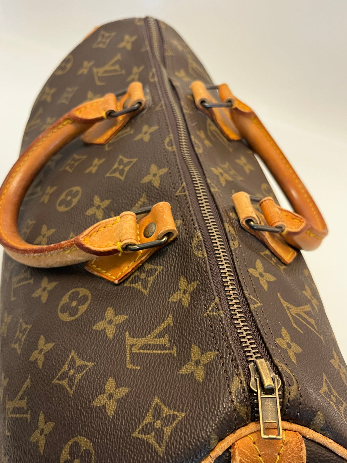 Louis Vuitton Speedy Monogram Canvas, Brown, Canvas, Handbag