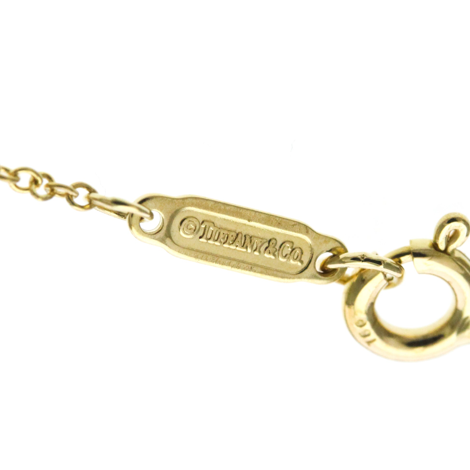 Tiffany & Co. Cross Pendant 18K Yellow Gold with Diamond, Gold, Yellow Gold, Necklace