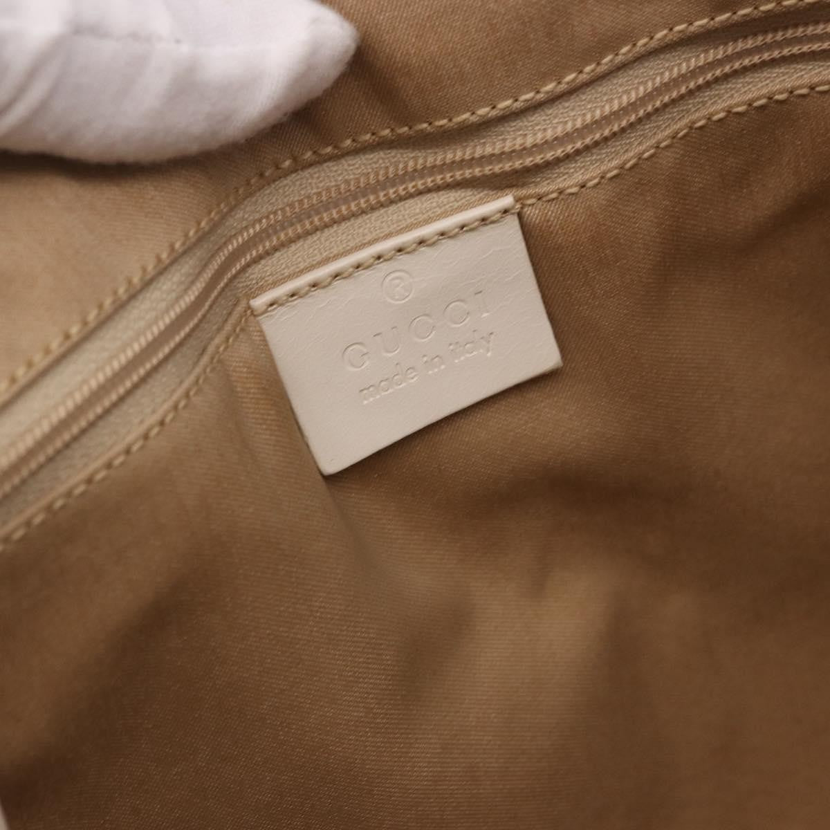 Gucci Jackie Canvas, White, Canvas, Handbag