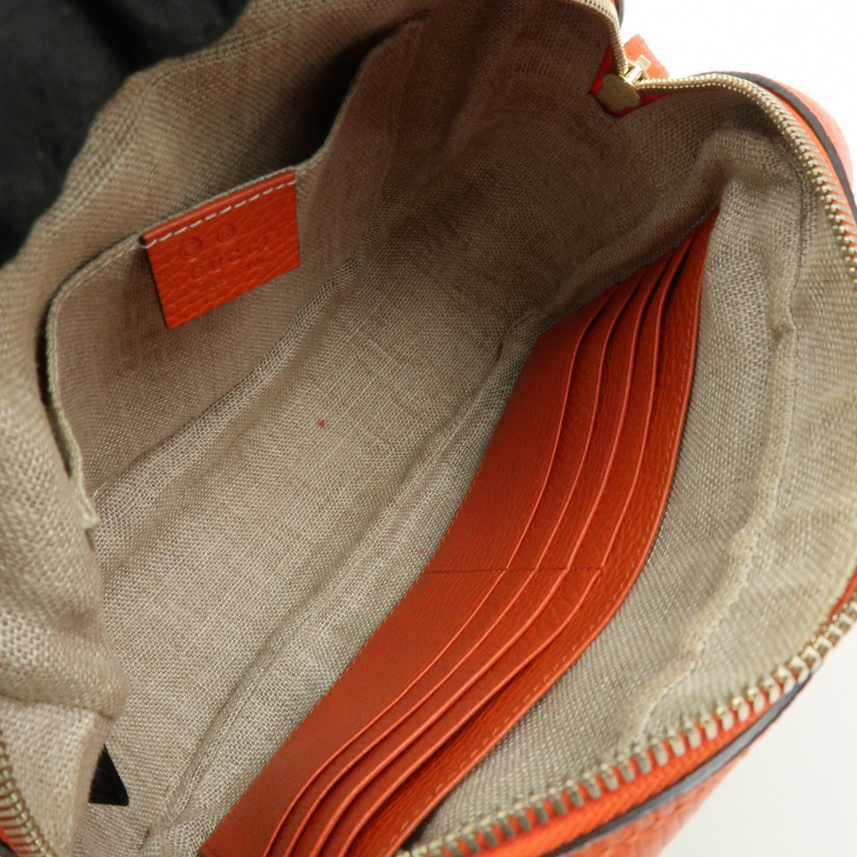 Gucci Bree Disco GG Canvas with Leather, Beige, Canvas, Crossbody Bag