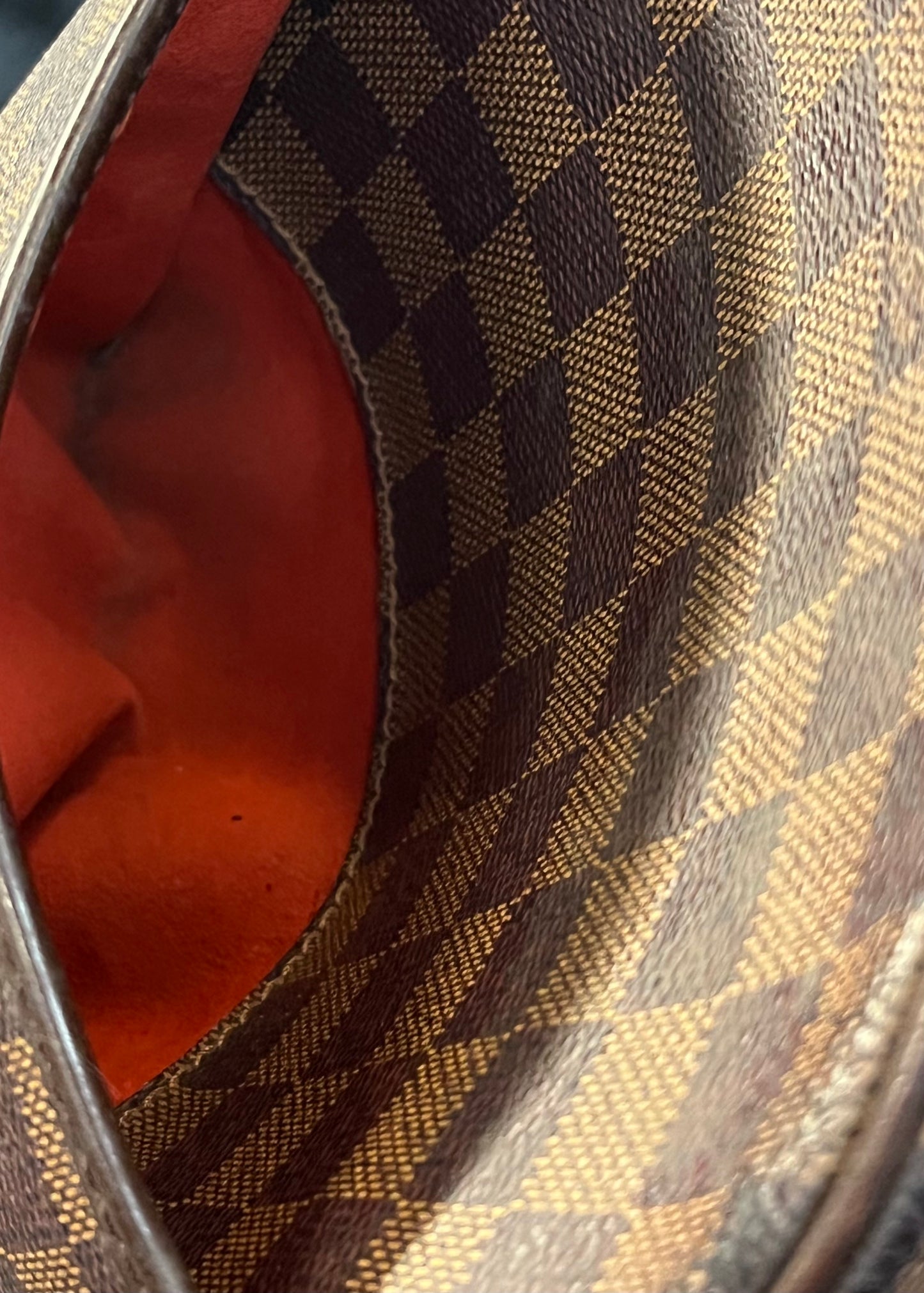 Louis Vuitton Ipanema Damier, Brown, Canvas, Shoulder Bag