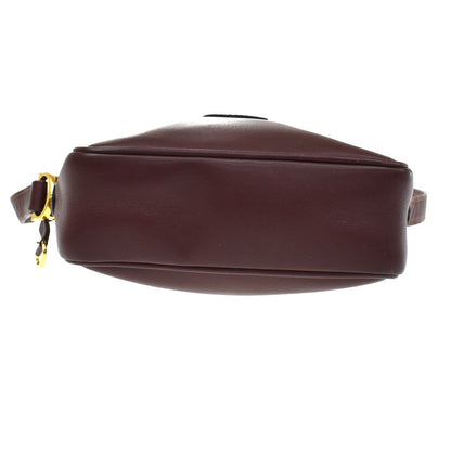 Cartier Must de Cartier Leather, Red, Leather, Shoulder Bag