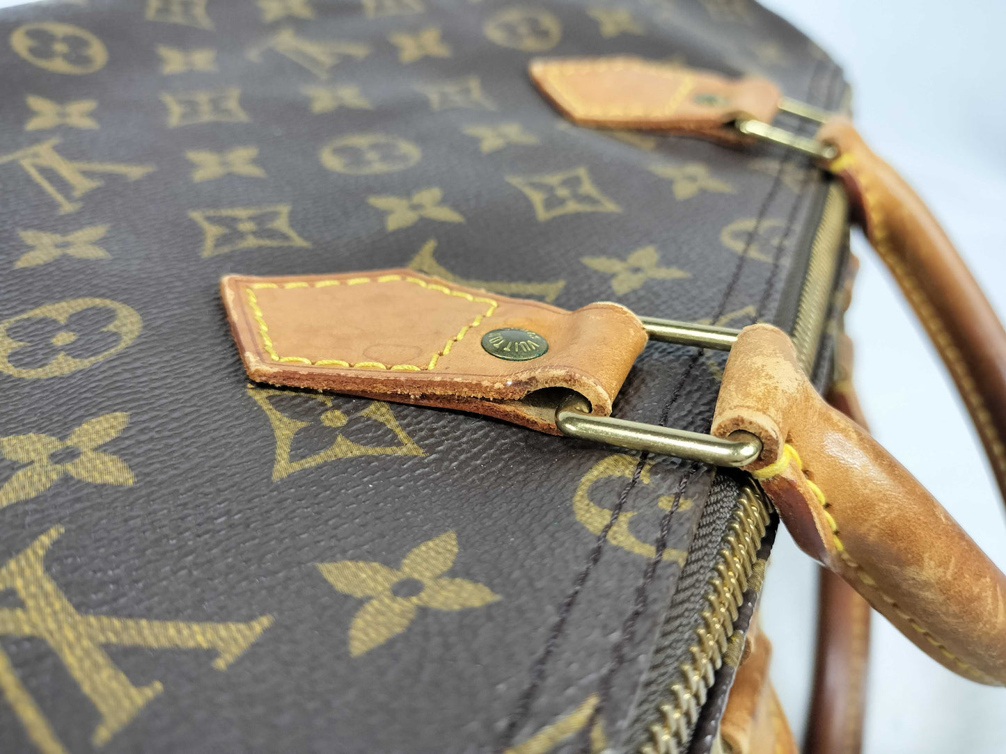 Louis Vuitton Speedy Monogram Canvas, Brown, Canvas, Handbag