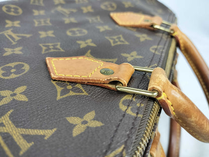 Louis Vuitton Speedy Monogram Canvas, Brown, Canvas, Handbag