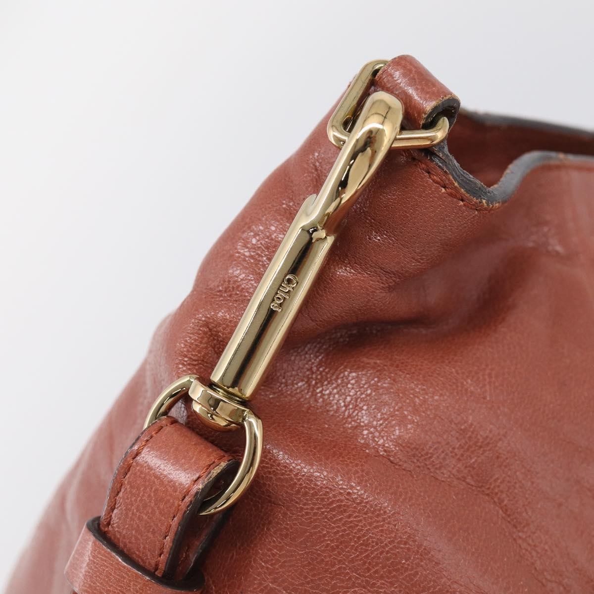Chloe Ethel Leather, Pink, Leather, Handbag